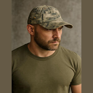Falcon Camo Baseball Cap Utility Style Adjustable
